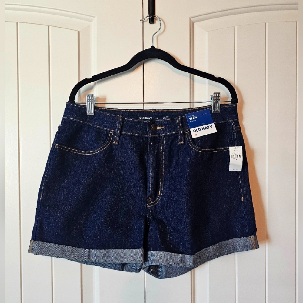 Old Navy Dark Blue Denim Shorts